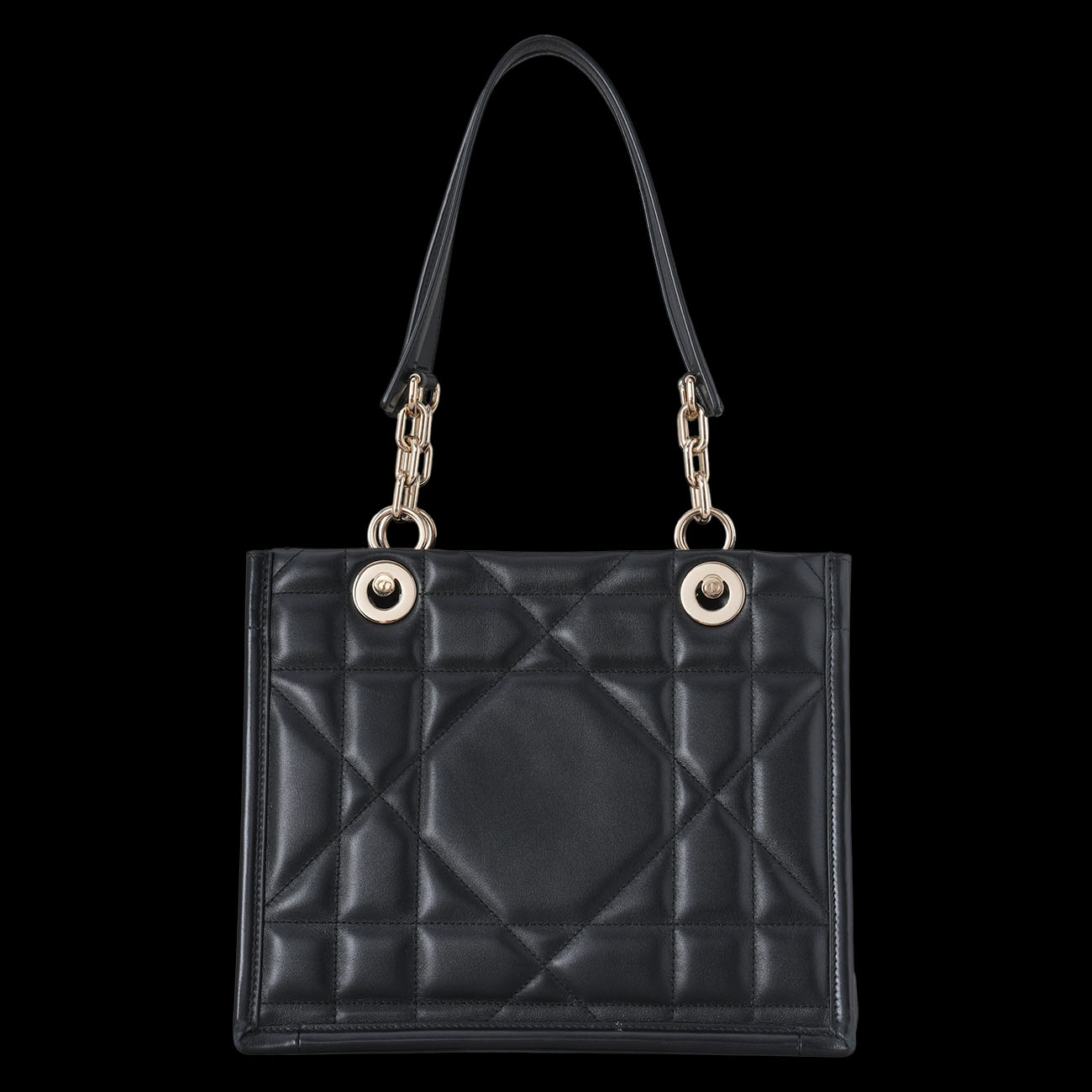 CHRISTIAN DIOR(USED)디올 에센셜 토트백 스몰 블랙